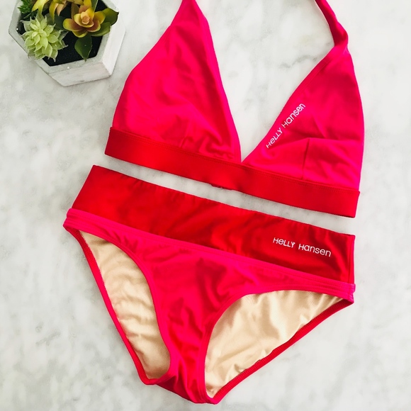 Helly Hansen Other - Helly Hansen Bikini Pink XS Two Tone Halter